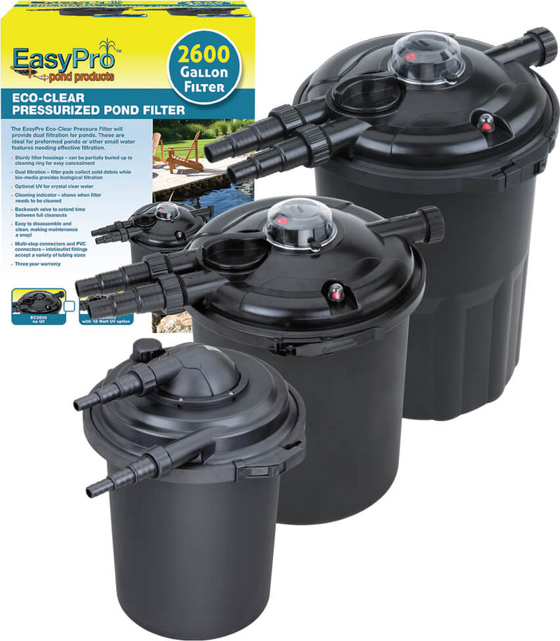 EasyPro Eco-Clear Pressurized Pond Filters