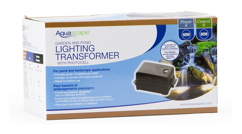 AquaScape Lighting Transformer - 60 watt with Photocell
